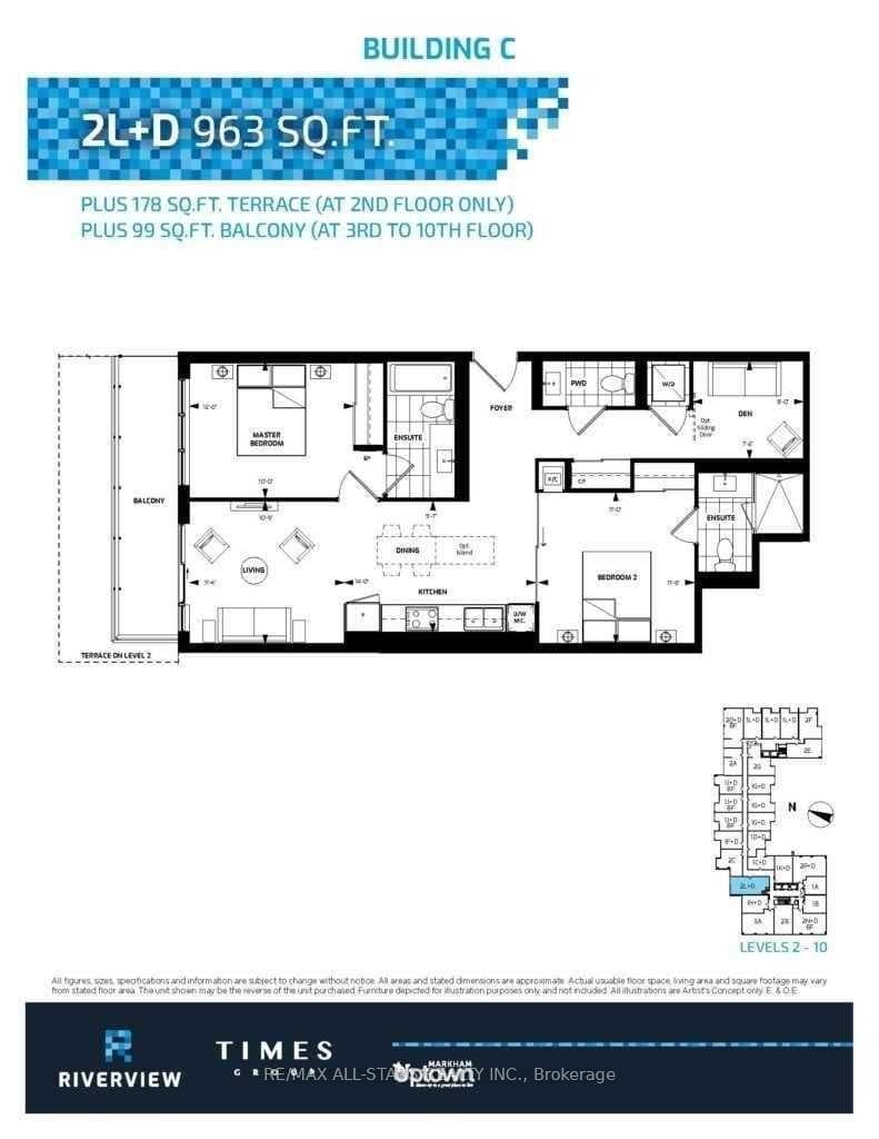 38 Water Walk Drive 809, Markham, ON L3R 6M8, Markham — photo 1